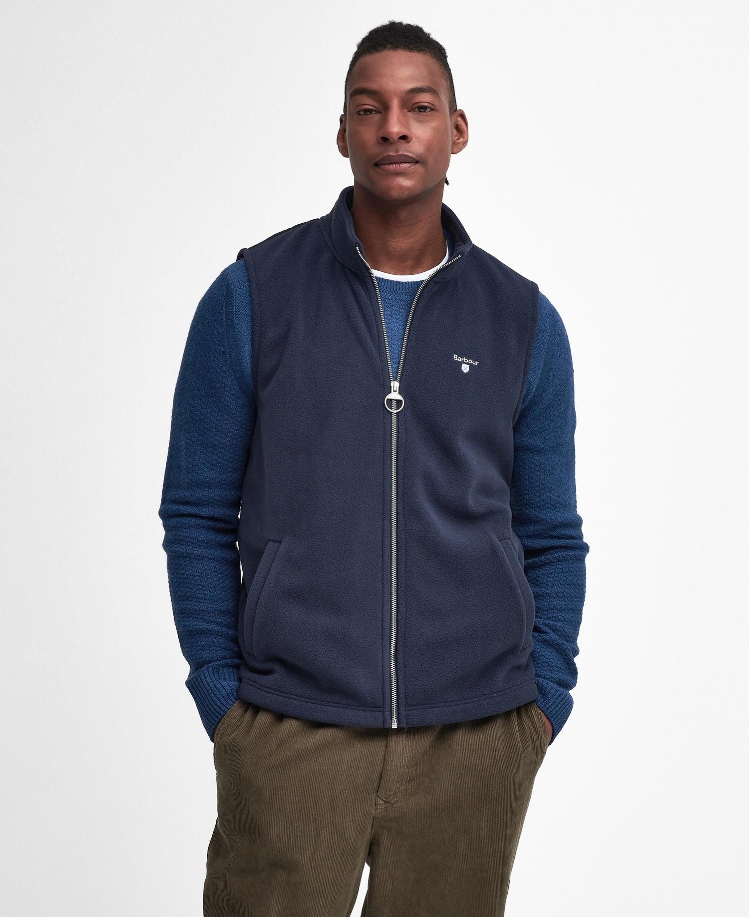 Essentials Fleece Gilet Navy