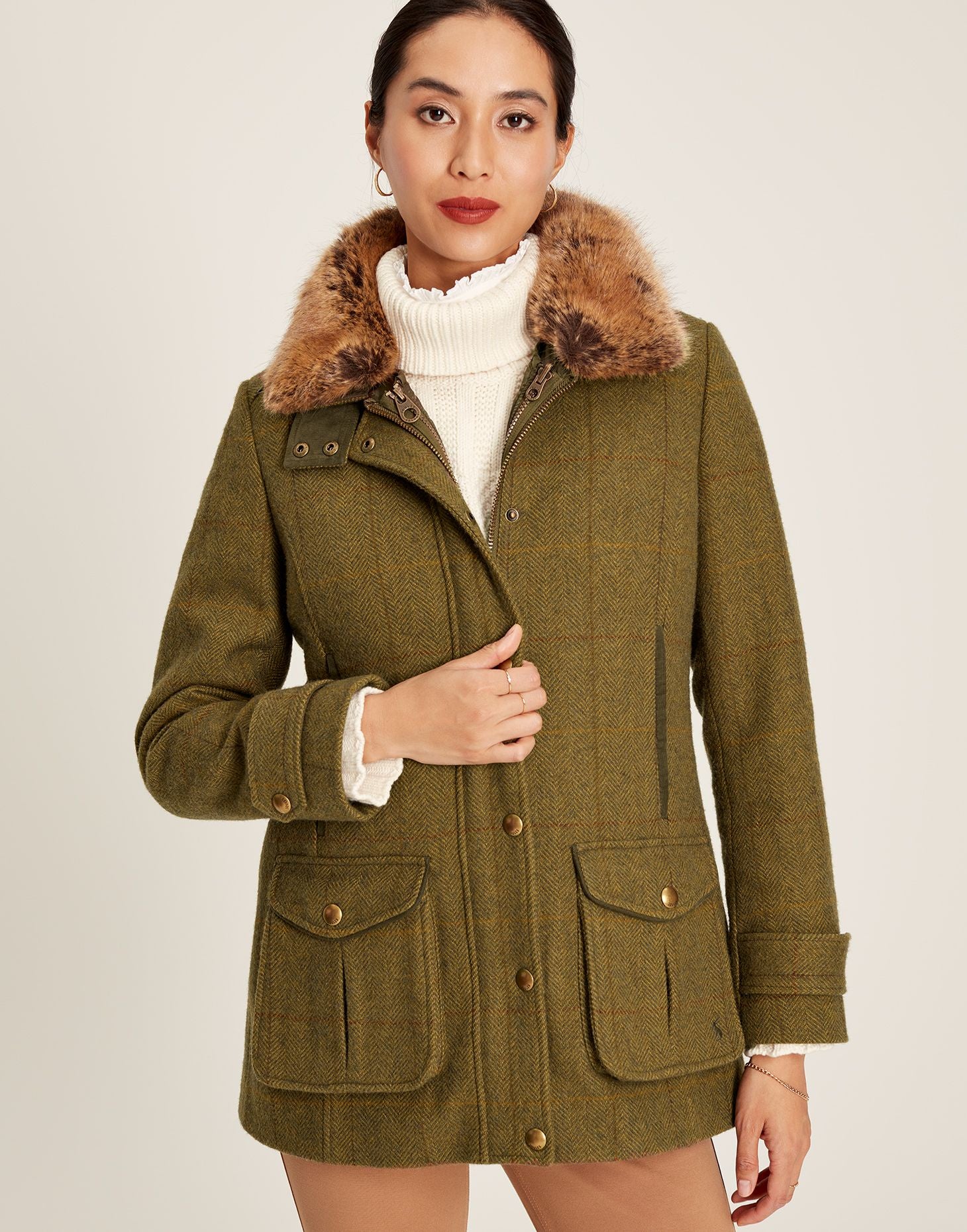 Field hot sale coat tweed