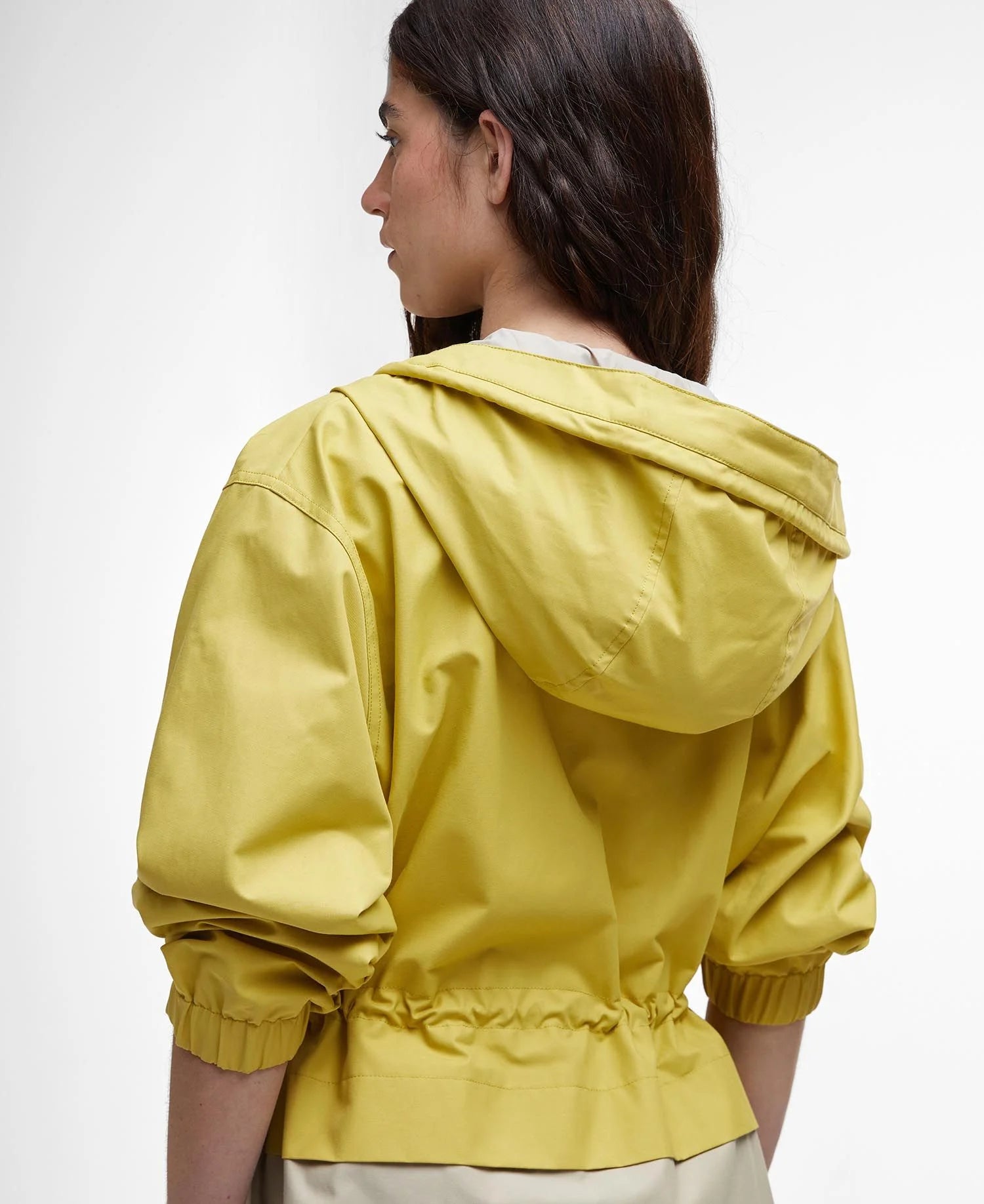 Evie Showerproof Parka - Limeade/Light Sand