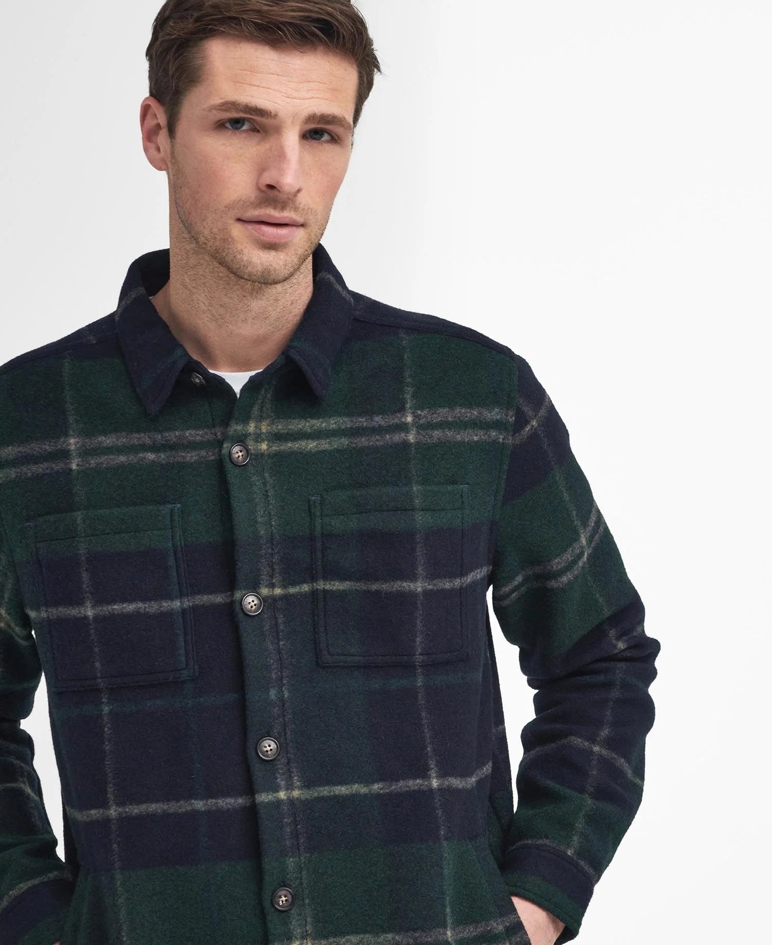 Chapter Check Overshirt - Green Loch Tartan