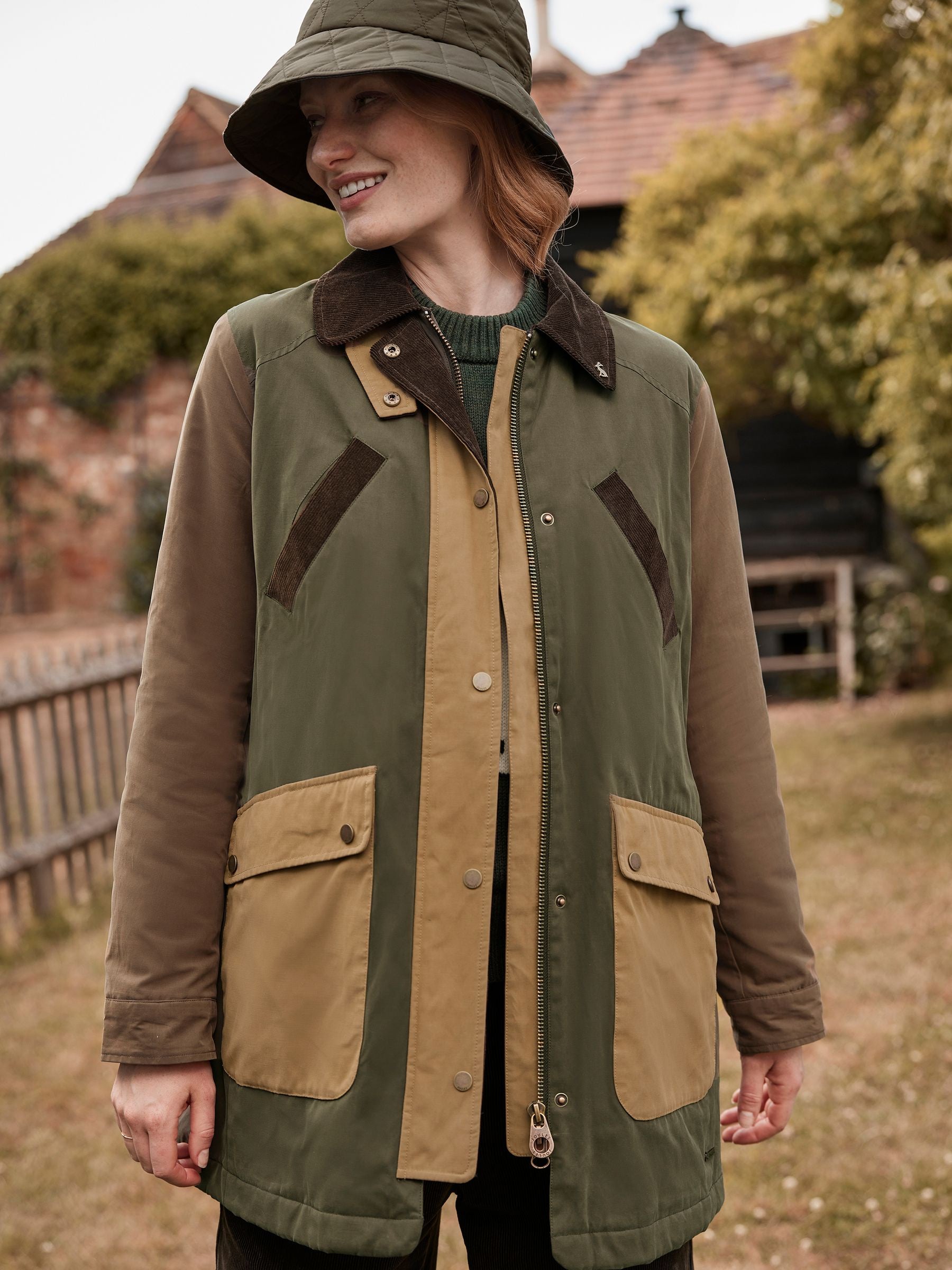 Joules coast cheap jacket khaki