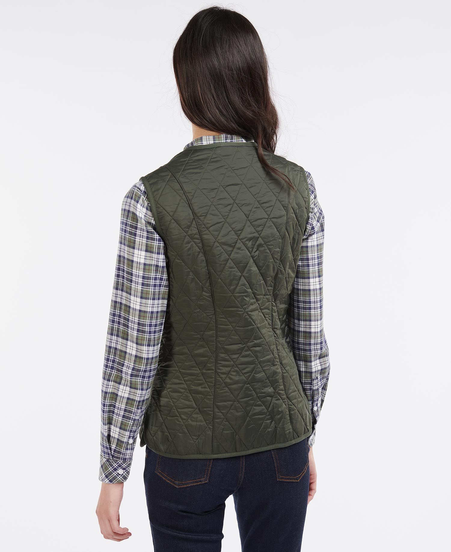 Barbour Fleece Betty liner dark olive