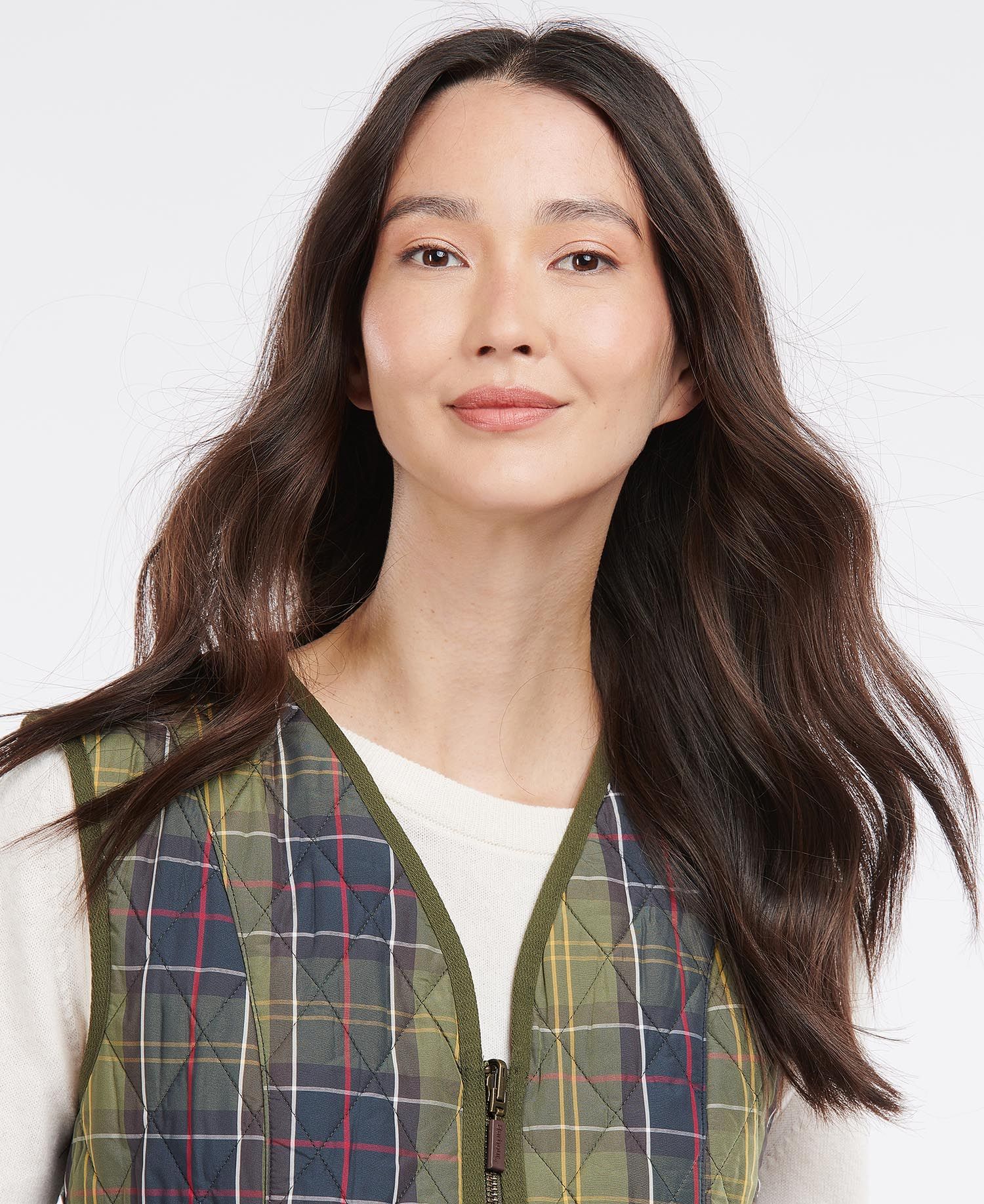 Barbour tartan shop betty liner