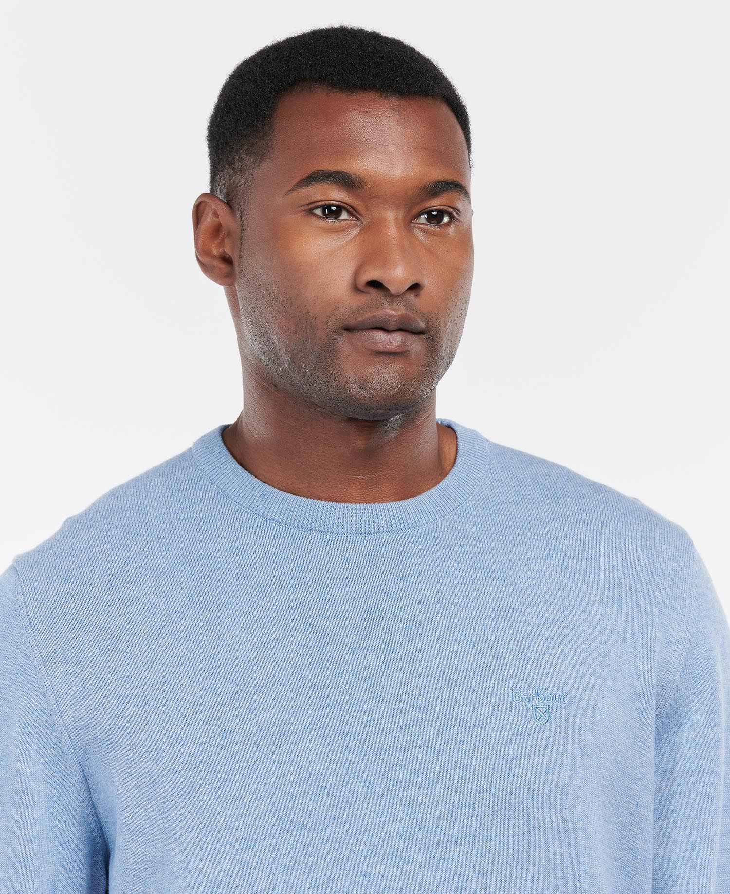 Barbour pima cotton discount crew neck jumper