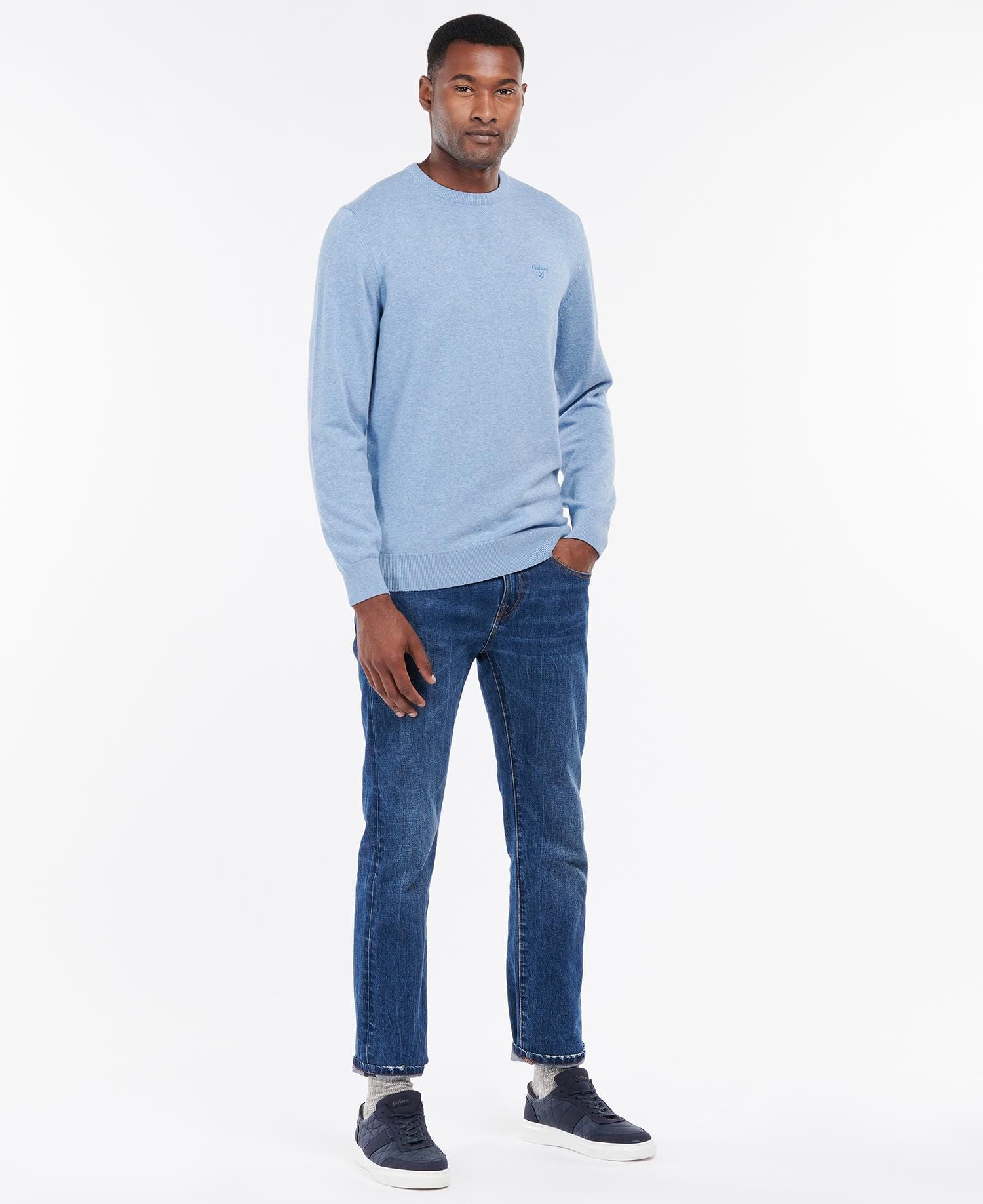 Men's cotton clearance crew neck sweaters