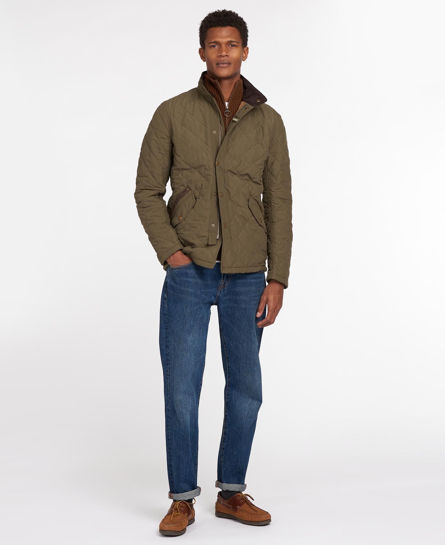 Shoveler Quilted Jacket Army Green