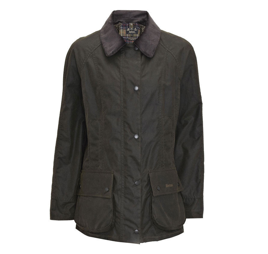 Barbour classic beadnell on sale waxed jacket olive